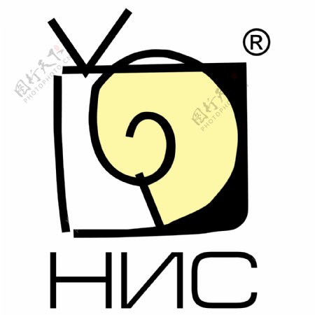 创意蜗牛状电视logo设计