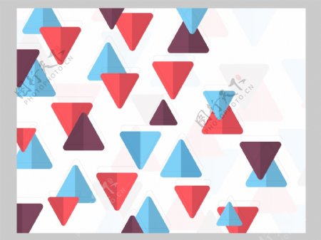 2017创意三角形分布底纹元素H5背景