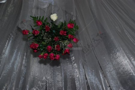 婚礼上的玫瑰花