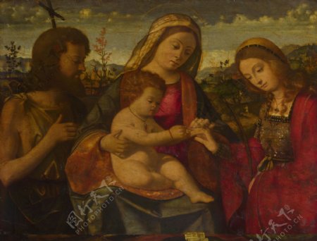圣母玛利亚油画