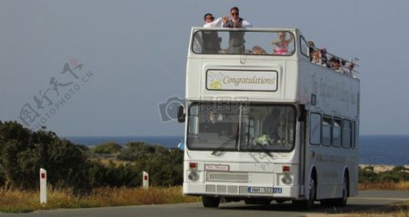 塞浦路斯的婚礼巴士