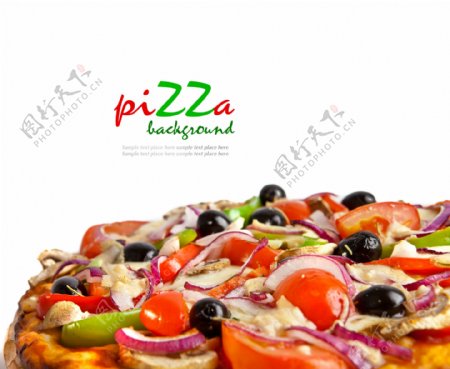 披萨背景图片