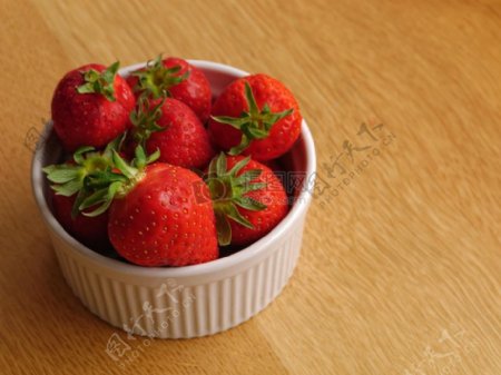 美味的红色草莓