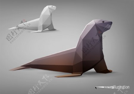 矢量海狮设计