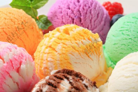 冰淇淋美食背景图片