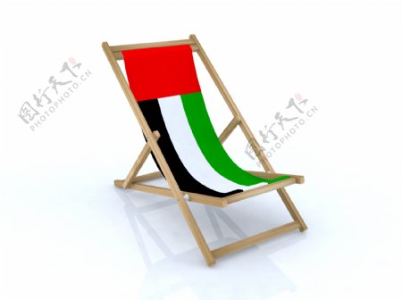 阿拉伯国旗图案座椅