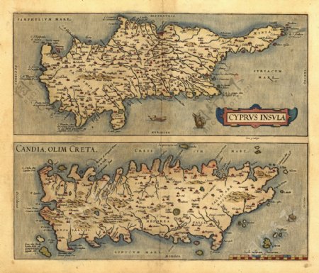 怀旧航海地图图片