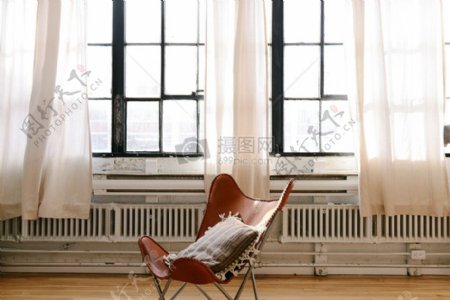 公寓住宅座椅家具皮革沙发室内设计皮革座椅