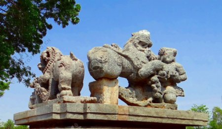 雕塑寺印度教HalebiduHoysala体系结构宗教