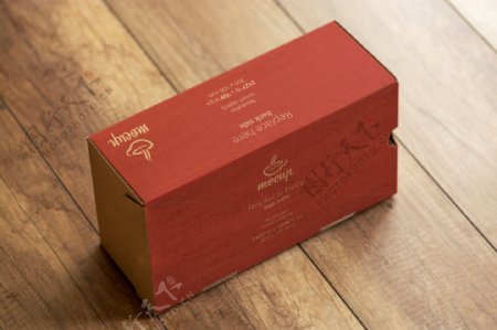 鞋盒盒子包装盒设计智能样机贴图模板