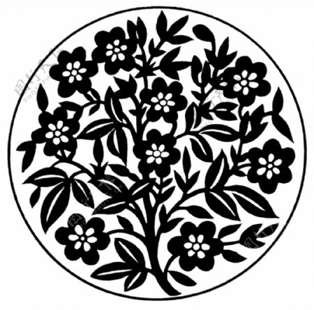 团花纹样传统图案0223