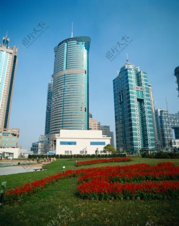 现代城市风景图片