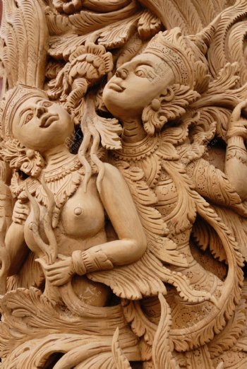 印度传统木雕图片