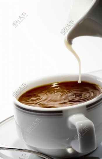 咖啡与牛奶图片