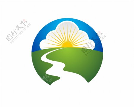 自然logo设计图片