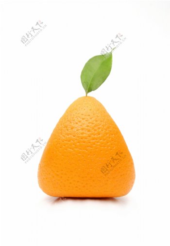 创意三角形橙子