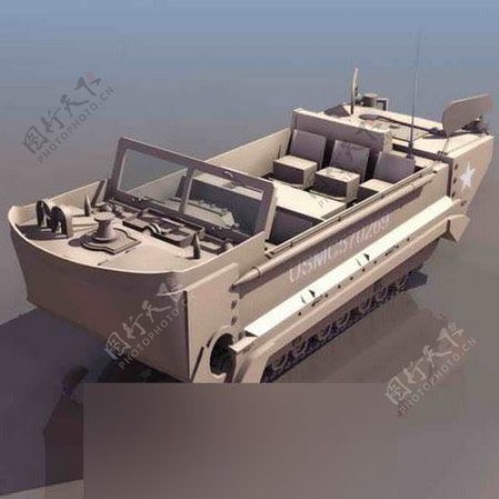 战船3D模型素材