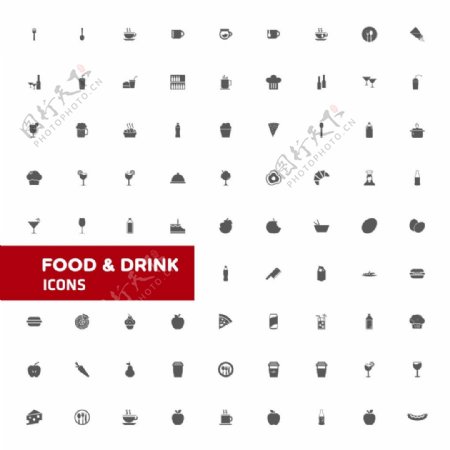 食物饮料图标素材