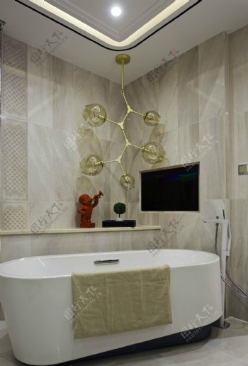 室内高端浴室装饰设计效果
