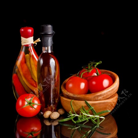 蕃茄与香料图片