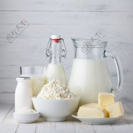 牛奶面粉和奶烙图片