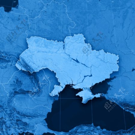 地中海地图图片