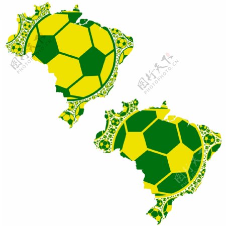 绿色足球地图