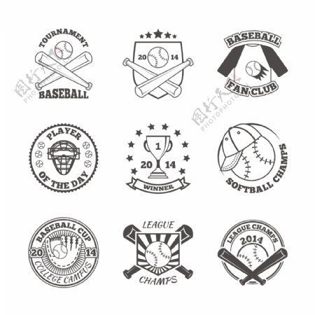 棒球徽章收藏