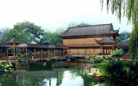 中国古典建筑设计图片