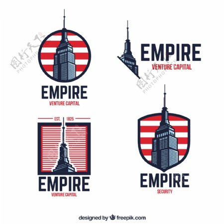 美国帝国大厦的徽章