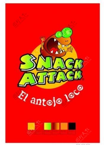 矢量SnackAttack标志