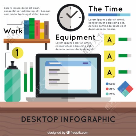 在平面设计工作infography