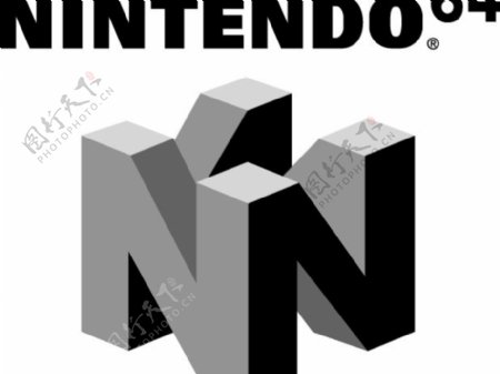 Nintendo64logo设计欣赏任天堂64标志设计欣赏