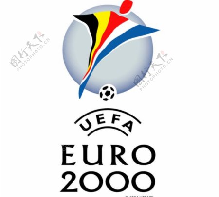 UEFAEuro2000logo设计欣赏职业足球队LOGOUEFAEuro2000下载标志设计欣赏