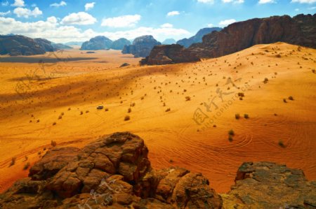 沙漠岩石风景
