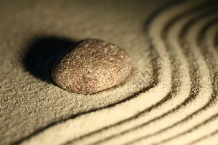 石头和沙纹