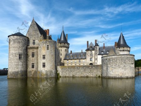 美丽的卢瓦尔河城堡风景图片