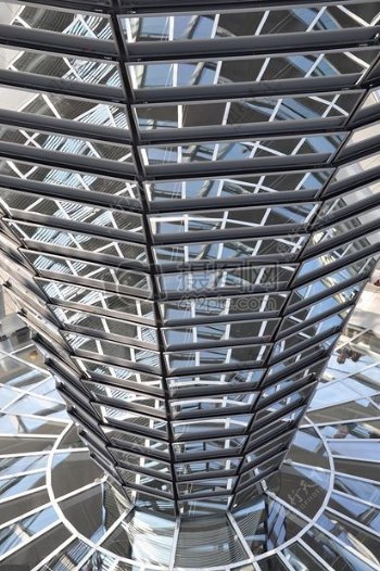 国会大厦架构柏林建设玻璃穹顶德国联邦议院玻璃圆顶
