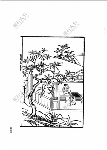 中国古典文学版画选集上下册0433