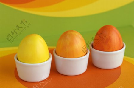 彩蛋鸡蛋摄影图片