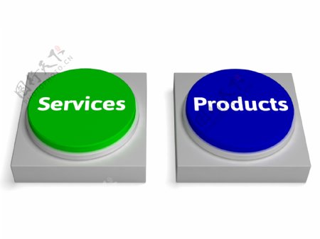 产品服务按钮显示的产品或服务