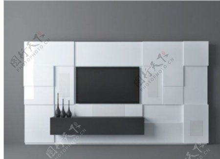 造型装饰电视墙