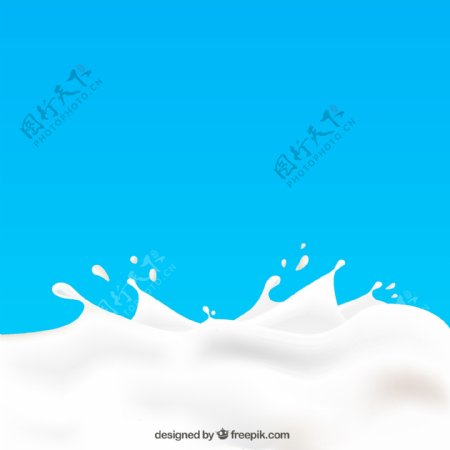 动感牛奶设计矢量素材