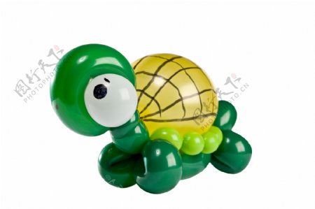 可爱的气球乌龟