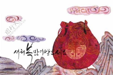 传统韩国美术国画