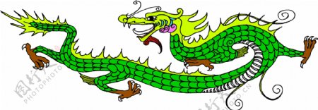 龙纹吉祥图案中国传统图案0010