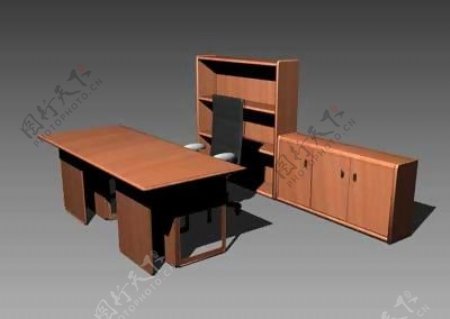 办公桌3D办公家具模型20080918更新3