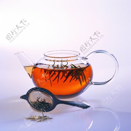 茶叶玻璃杯中花茶道玻璃杯