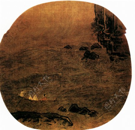 赤壁图镜片中国古画0005
