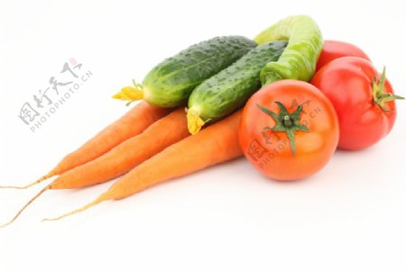 西红柿和胡萝卜图片